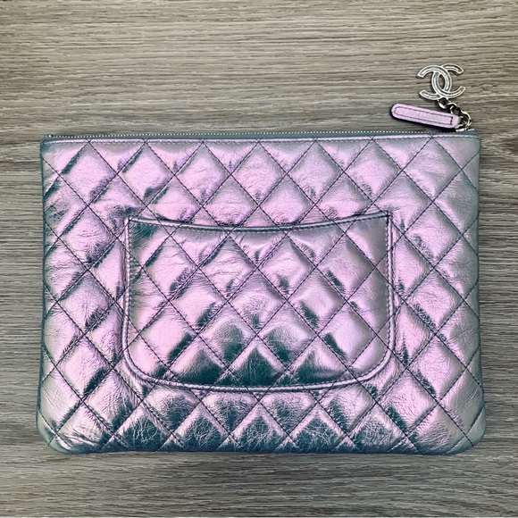 Authentic Chanel Iridescent Clutch - Picture 3 of 8